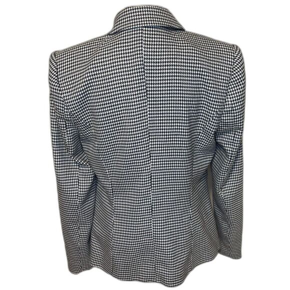 Venus Houndstooth Double Breasted Blazer Womens Designer - Picture 3 of 7